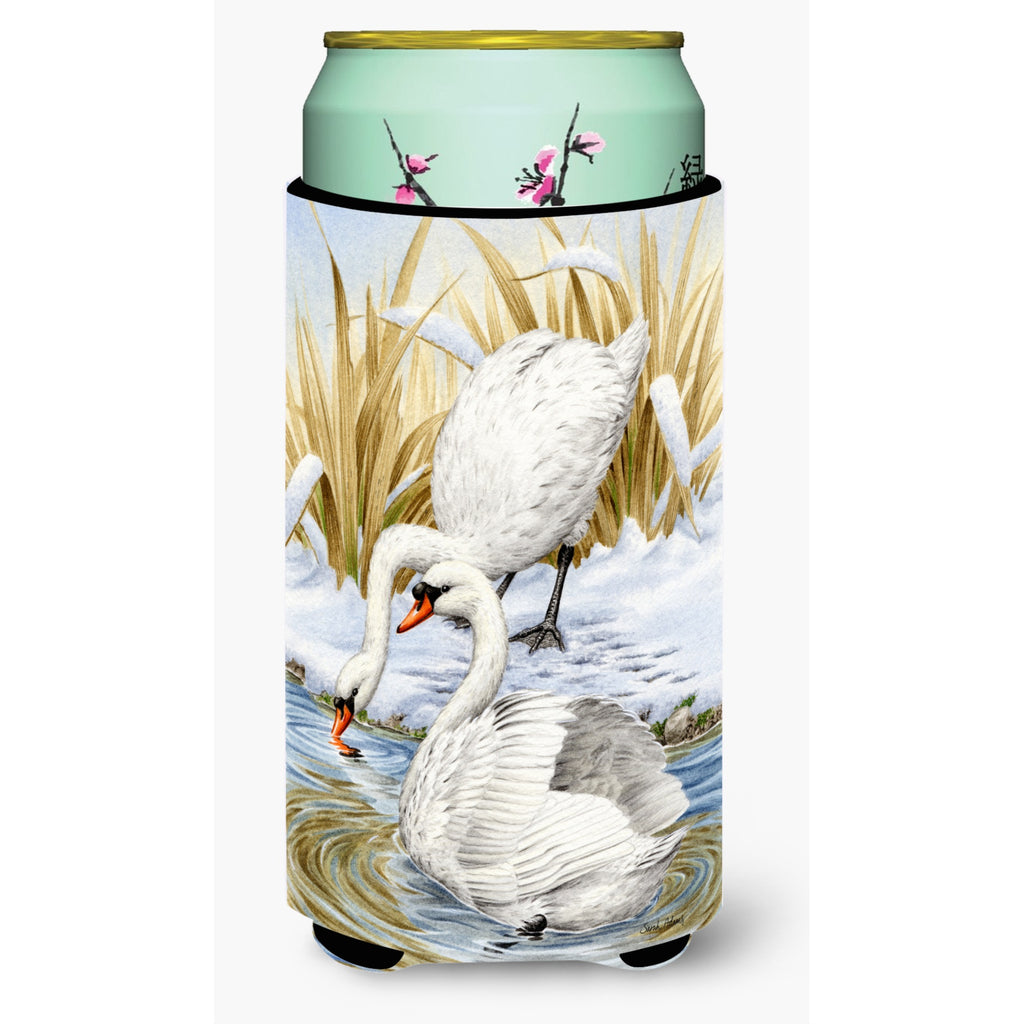 Caroline'S Treasures White Swans Wine Bottle Koozie Hugger - Thumbnail 2