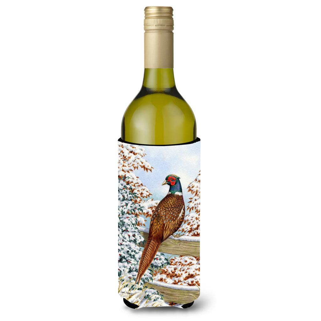 Caroline'S Treasures Pheasant Wine Bottle Koozie Hugger