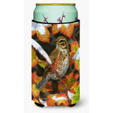 Caroline'S Treasures Redwing Tall Boy Koozie Hugger, Multicolor