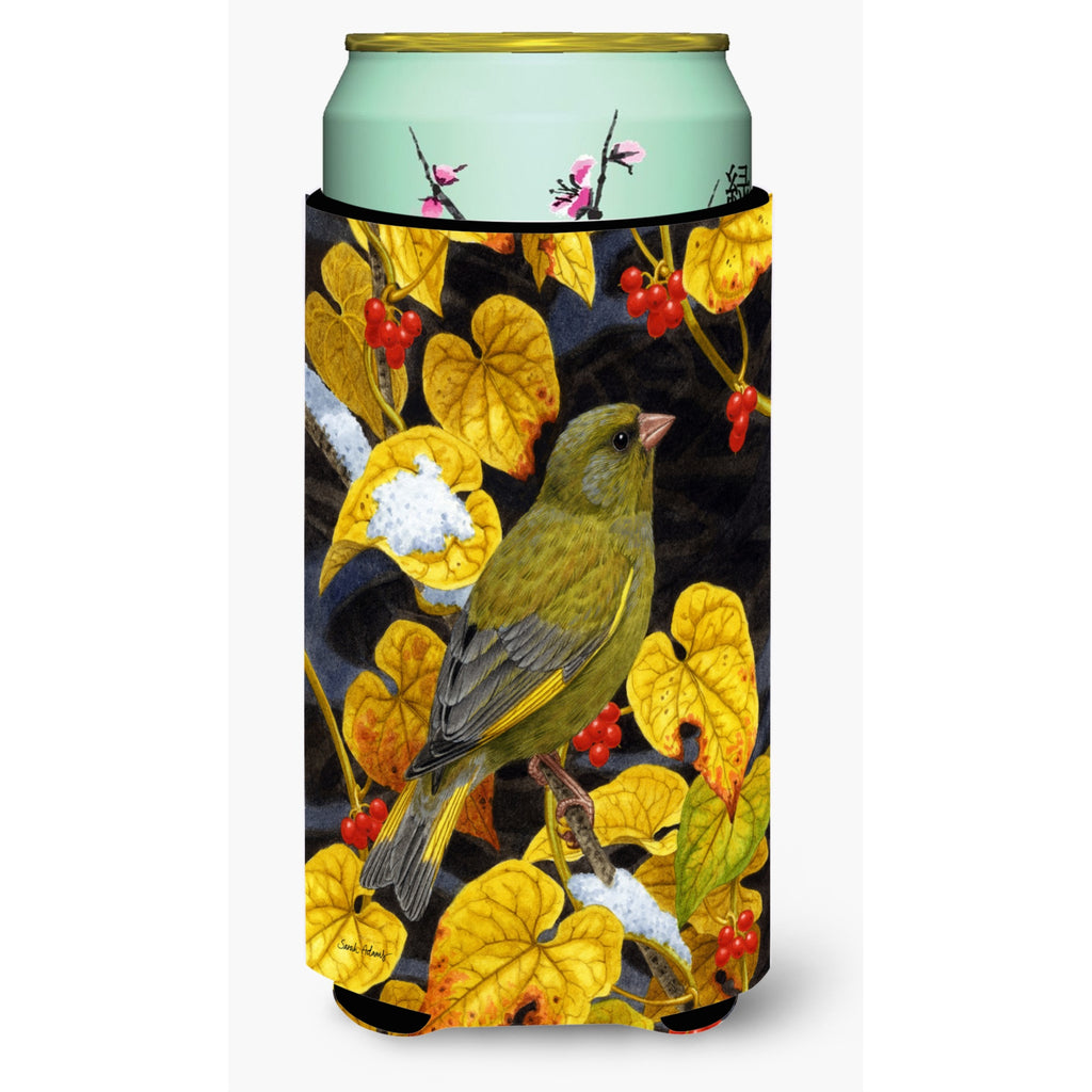 Caroline'S Treasures European Greenfinch Tall Boy Koozie Hugger