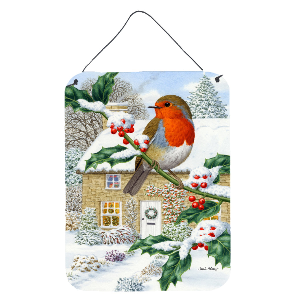 Caroline's Treasures European Robin By Sarah Adams Wall Or Door Hanging Prints