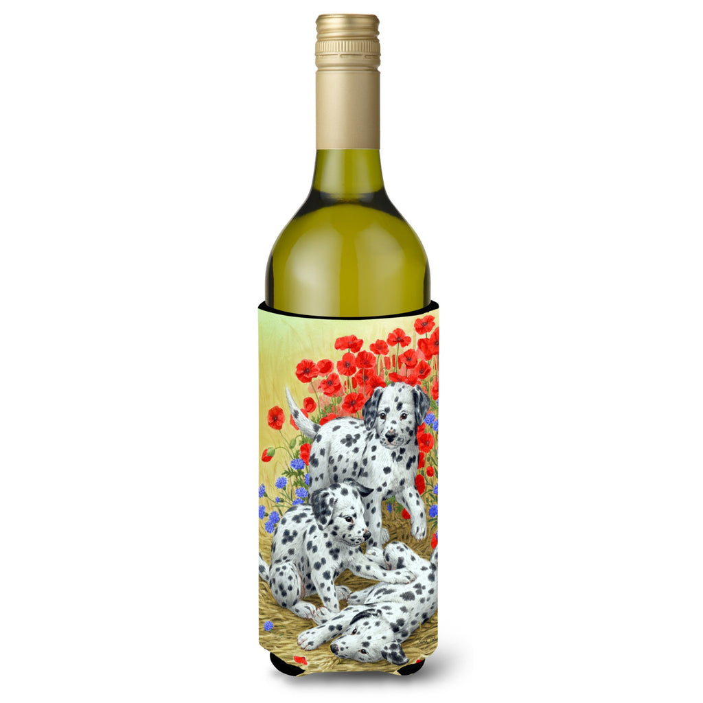 Caroline'S Treasures Dalmatian Pups Wine Bottle Koozie Hugger