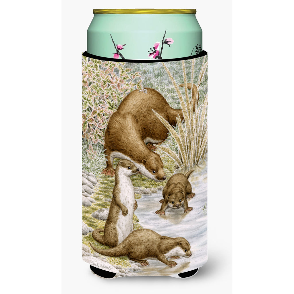 Caroline'S Treasures Otter At Play Tall Boy Koozie Hugger - Thumbnail 2