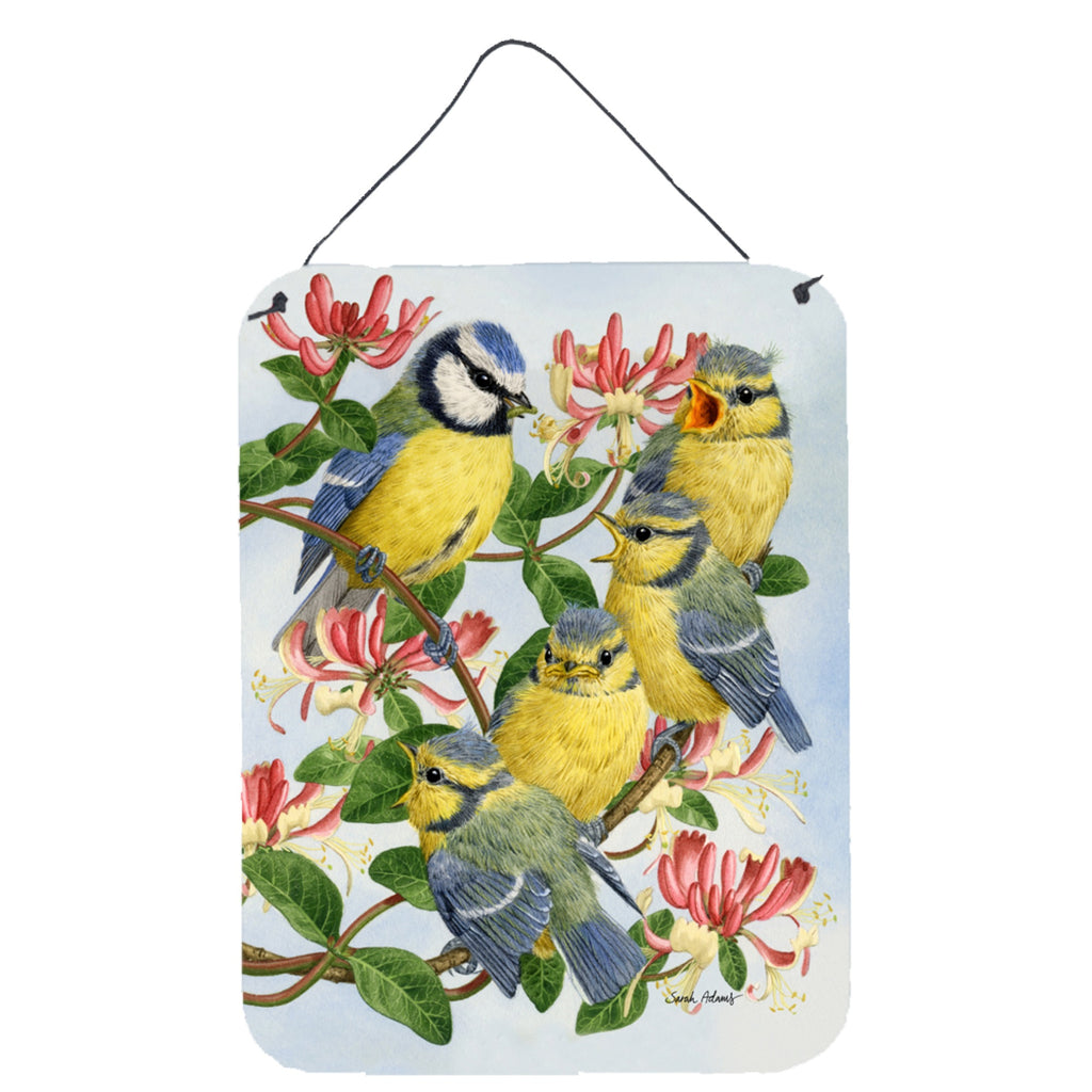 Caroline's Treasures Eurasian Blue Tit Wall Or Door Hanging Prints