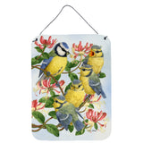 Caroline'S Treasures Eurasian Blue Tits At Feeding Time Wall Or Door Hanging Prints Asa2081Ds1216, 16Hx12W, Multicolor