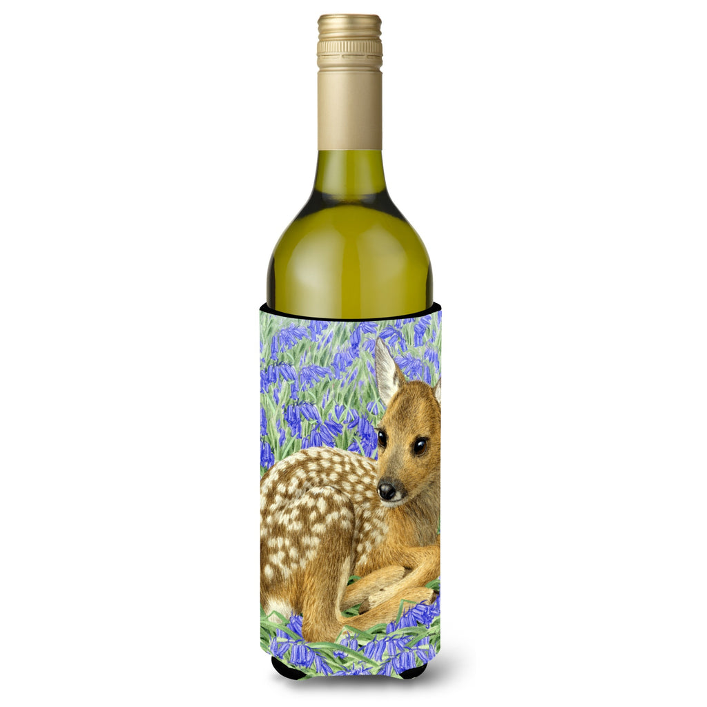 Caroline's Treasures Fallow Buck Deer Wine Bottle Koozie Hugger - Thumbnail 4