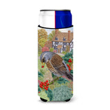 Caroline'S Treasures Fieldfare Michelob Ultra Koozies For Slim Cans, Multicolor