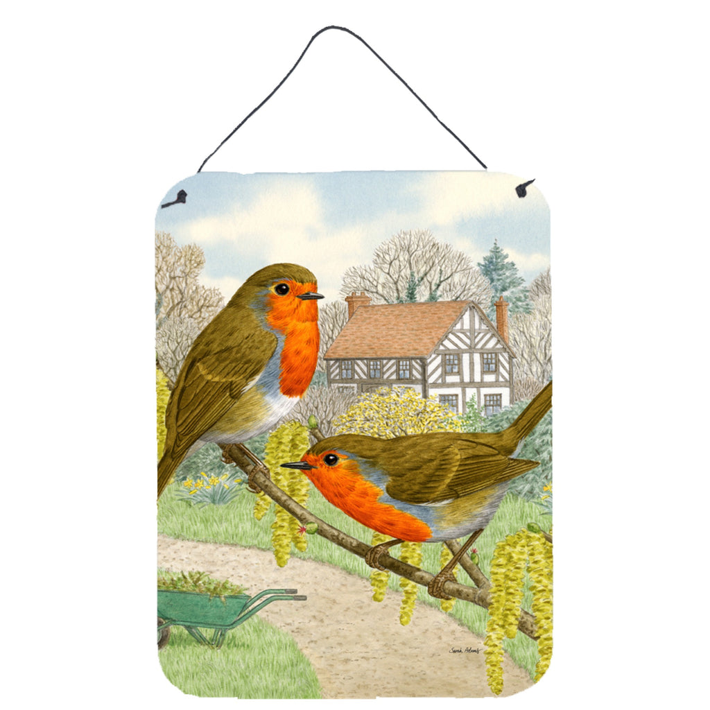 Caroline's Treasures European Robin By Sarah Adams Wall Or Door Hanging Prints - Thumbnail 2