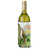 Caroline'S Treasures Asa2099Literk Treecreeper Wine Bottle Koozie Hugger, 750 Ml, Multicolor