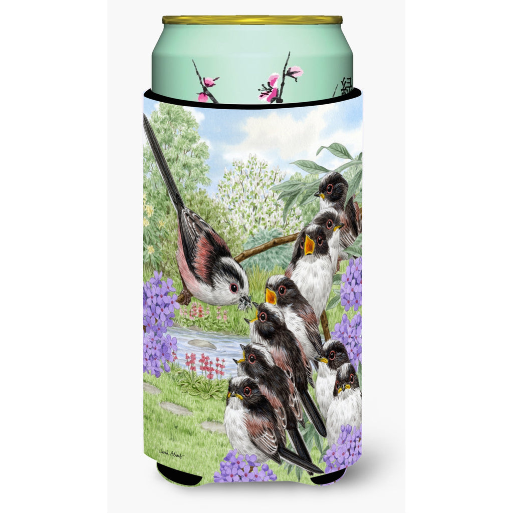 Caroline'S Treasures Coal Tits Tall Boy Koozie Hugger - Thumbnail 2