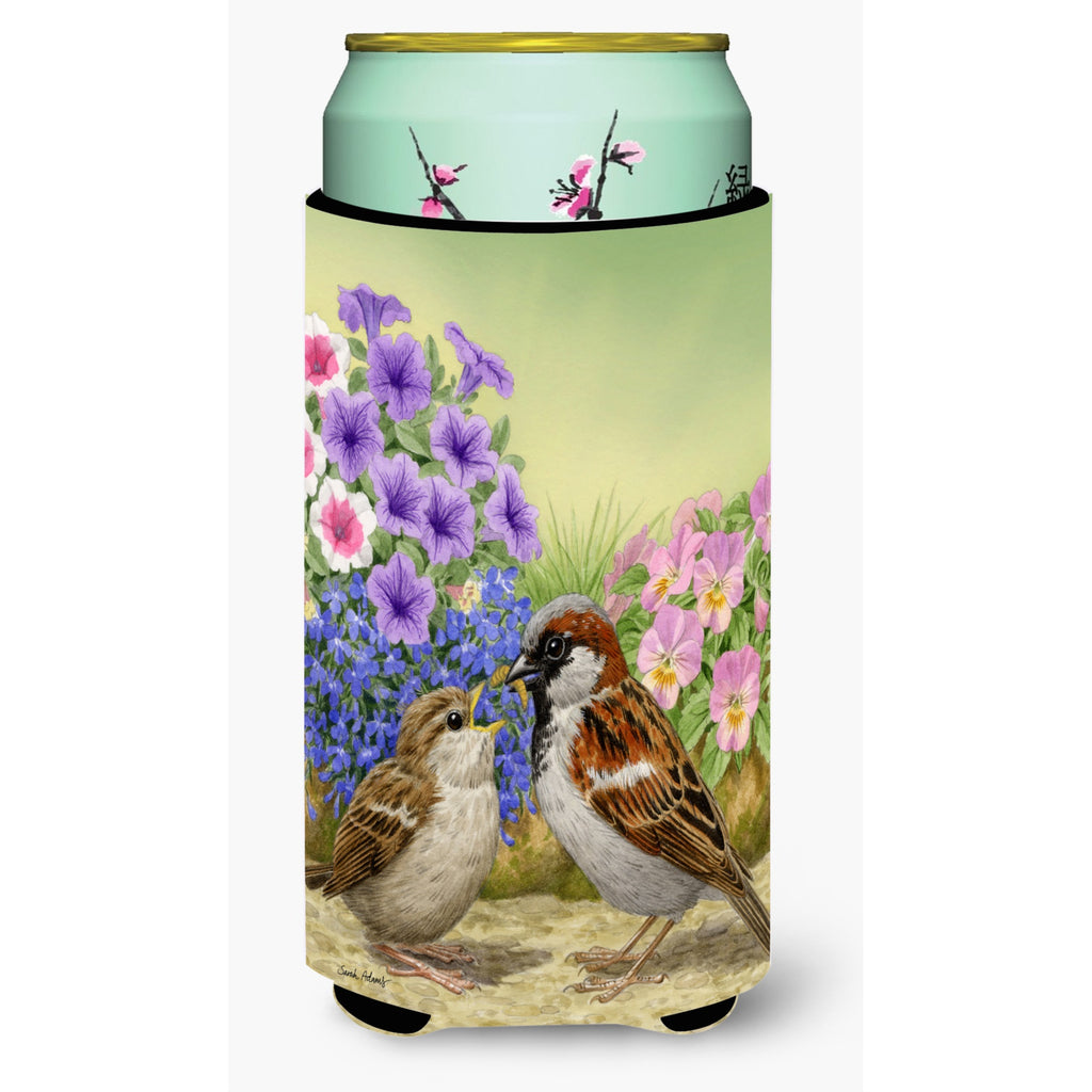 Caroline'S Treasures House Sparrows Wine Bottle Koozie Hugger - Thumbnail 3