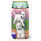 Caroline'S Treasures Westie Pups Tall Boy Koozie Hugger, Multicolor