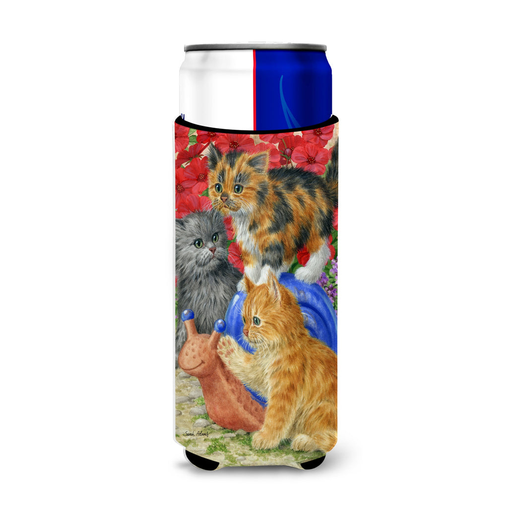 Caroline'S Treasures Kittens Michelob Ultra Beverage Insulator For Slim Cans