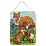 Caroline'S Treasures Fox Family Wall Or Door Hanging Prints Asa2123Ds1216, 16Hx12W, Multicolor