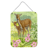 Caroline'S Treasures Fallow Deer & Calf Wall Or Door Hanging Prints Asa2130Ds1216, 16Hx12W, Multicolor