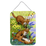 Caroline'S Treasures Fox Cubs Wall Or Door Hanging Prints Asa2131Ds1216, 16Hx12W, Multicolor