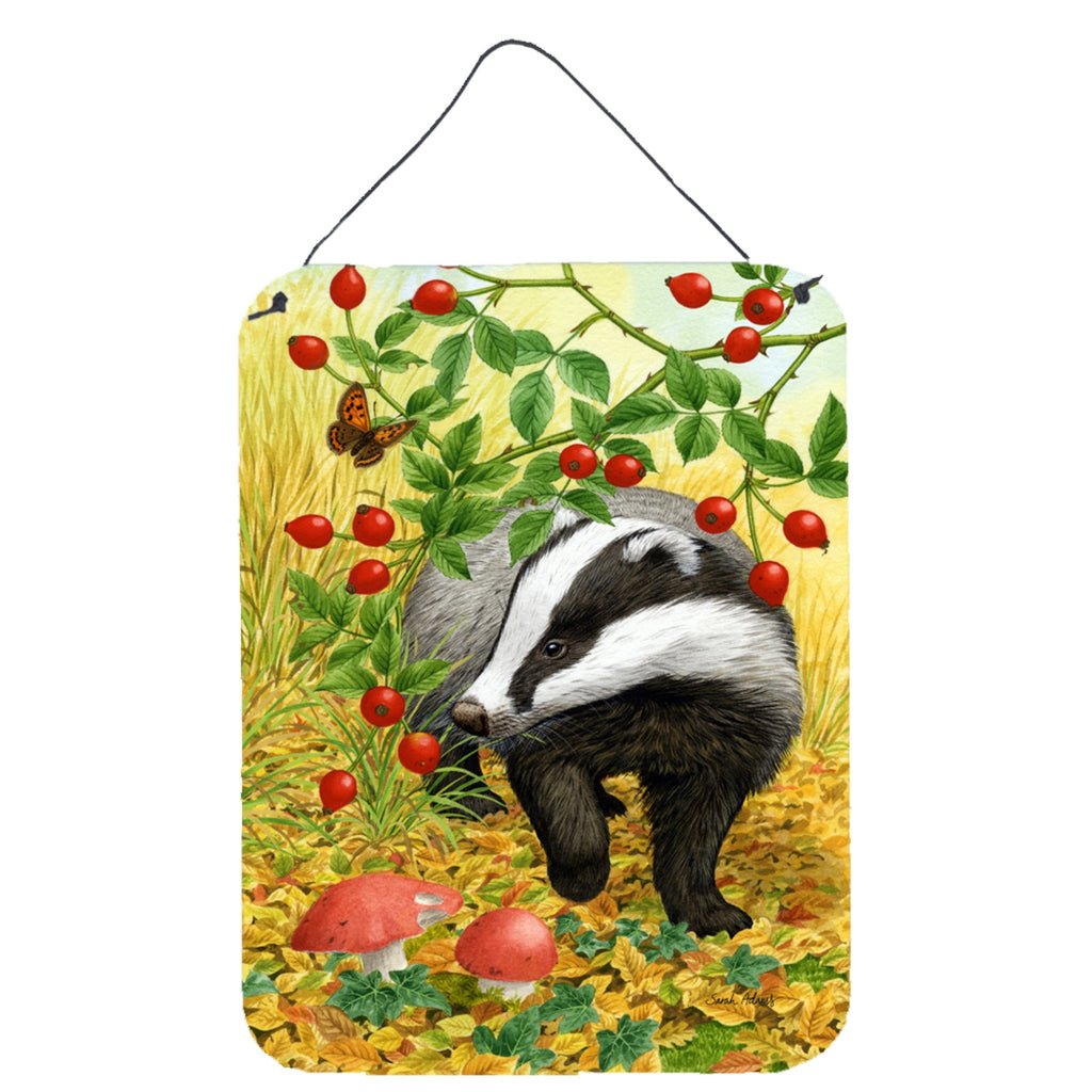 Caroline's Treasures Badgers Wall Or Door Hanging Prints - Thumbnail 4