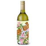 Caroline'S Treasures Asa2136Literk Dormice Dormouse Wine Bottle Koozie Hugger, 750 Ml, Multicolor