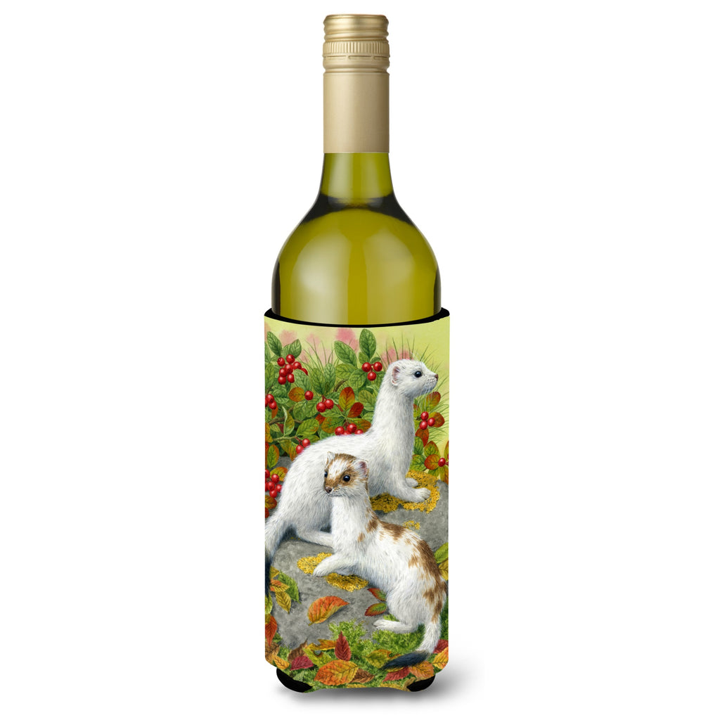 Caroline'S Treasures Stoats Short-Tailed Weasel Wine Bottle Koozie Hugger