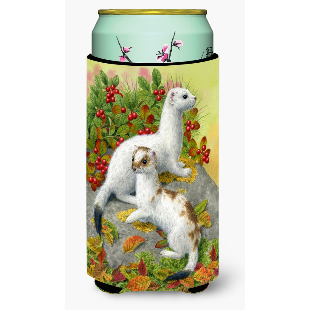 Caroline'S Treasures Ermine Stoat Short-Tailed Weasel Tall Boy Koozie Hugger - Thumbnail 2