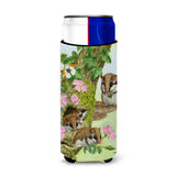 Caroline'S Treasures Asa2139Muk Dormice Dormouse Michelob Ultra Koozies For Slim Cans, Multicolor