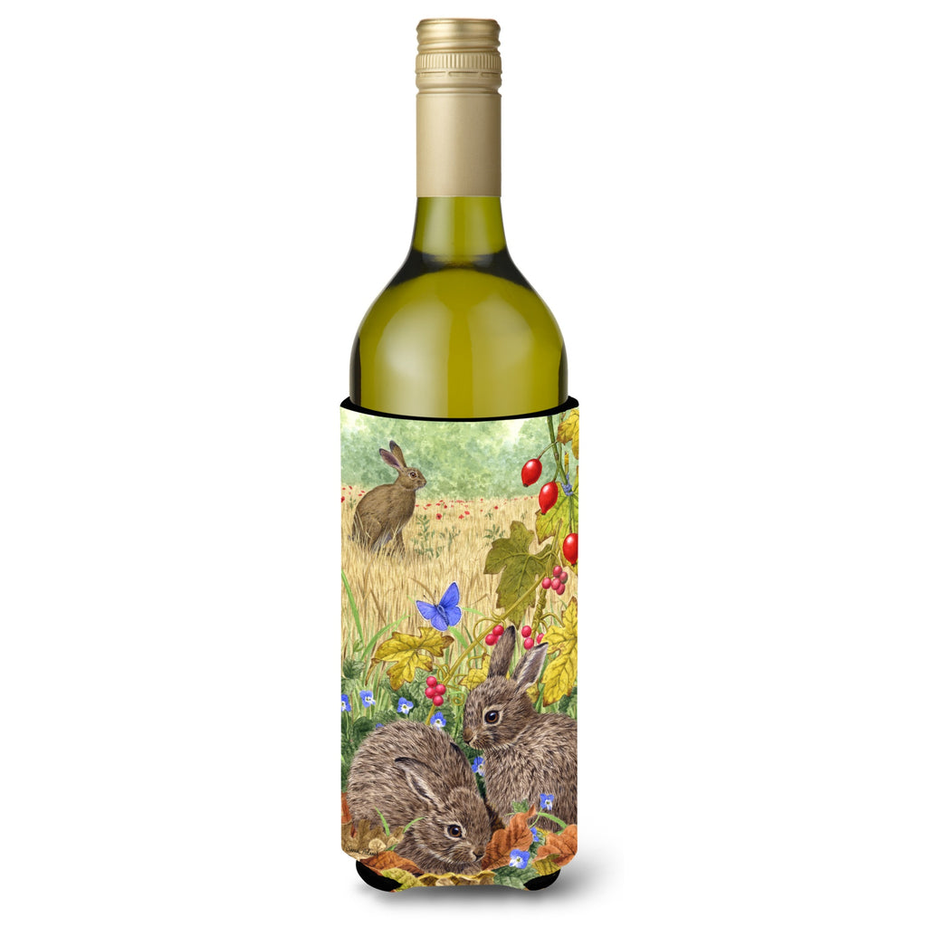 Caroline'S Treasures Leveret Bunny Rabbit Wine Bottle Koozie Hugger - Thumbnail 5