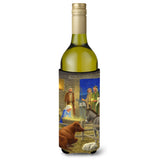 Caroline'S Treasures Nativity Scene Wine Bottle Koozie Hugger, 750 Ml, Multicolor
