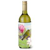 Caroline'S Treasures Asa2145Literk European Greenfinch Wine Bottle Koozie Hugger, 750 Ml, Multicolor