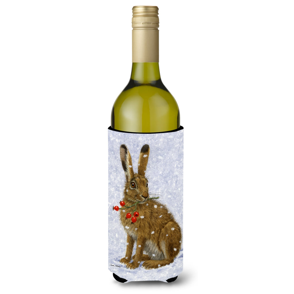 Caroline'S Treasures Rabbit And Baby Wine Bottle Koozie Hugger - Thumbnail 2