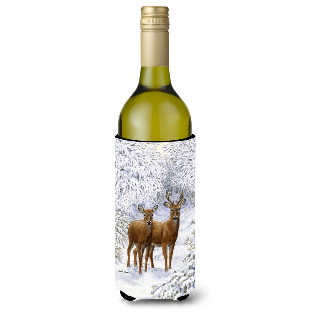 Caroline's Treasures Fallow Buck Deer Wine Bottle Koozie Hugger - Thumbnail 2