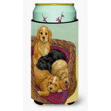 Caroline'S Treasures Puppies Tall Boy Koozie Hugger, Multicolor