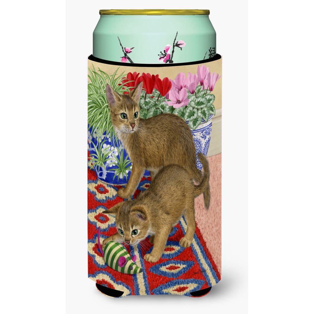 Caroline's Treasures Abyssinian Kitten Wine Bottle Koozie Hugger
