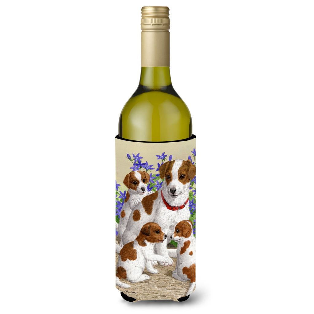 Caroline'S Treasures Jack Russell Terriers Wine Bottle Koozie Hugger