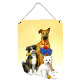 Caroline'S Treasures Westie, German Shepherd And Aussie Wall Or Door Hanging Prints Asa2168Ds1216, 16Hx12W, Multicolor