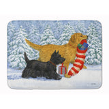 Caroline'S Treasures Golden Retriever Keep Up There Scottie Floor Mat, 19 X 27, Multicolor