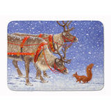 Caroline'S Treasures Reindeer & Squirrel Floor Mat, 19 X 27, Multicolor