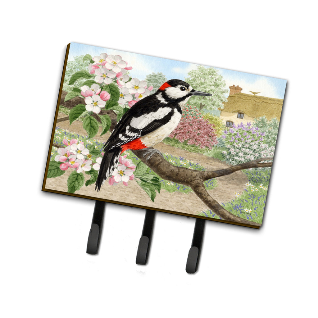 Caroline's Treasures Woodpecker Leash Or Key Holder