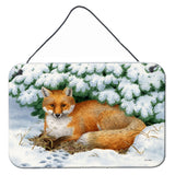 Caroline'S Treasures Winter Fox Wall Or Door Hanging Prints Asa2184Ds812, 8Hx12W, Multicolor