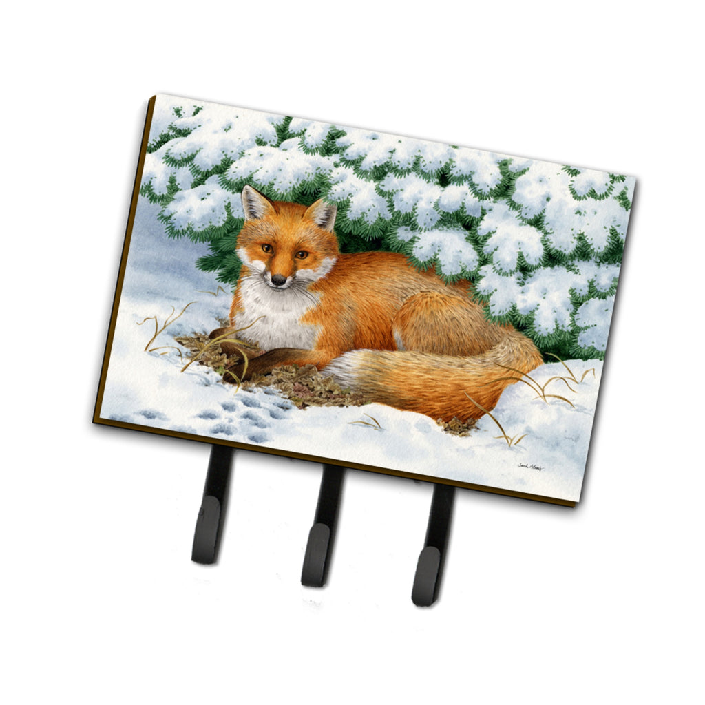 Caroline's Treasures Winter Fox Leash or Key Holder
