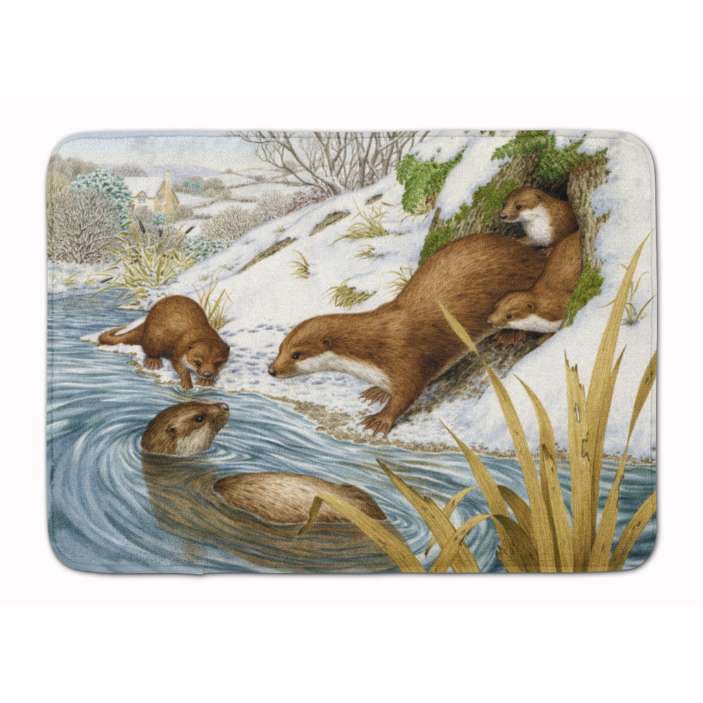 Caroline'S Treasures Playtime Otters Floor Mat