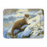 Caroline'S Treasures Winter Otter Floor Mat, 19 X 27, Multicolor