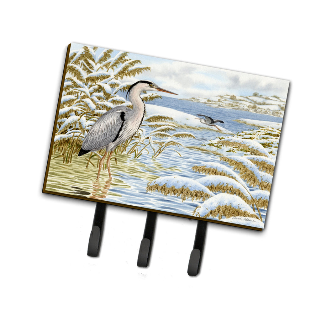 Blue Heron By The Water Leash Or Key Holder, Large