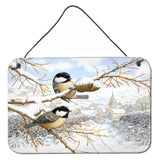 Caroline'S Treasures Coal Tits Wall Or Door Hanging Prints Asa2192Ds812, 8Hx12W, Multicolor