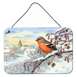 Caroline'S Treasures Bull Finch Wall Or Door Hanging Prints Asa2193Ds812, 8Hx12W, Multicolor