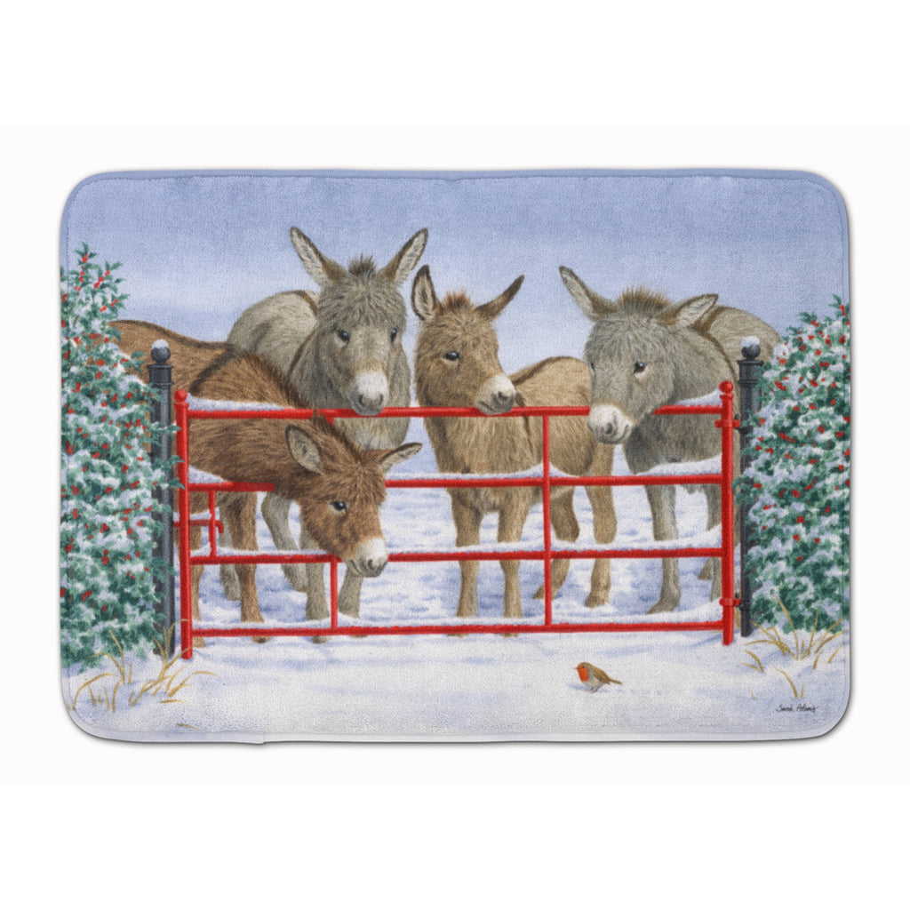Caroline's Treasures Donkeys And Robin Floor Mat - Thumbnail 3