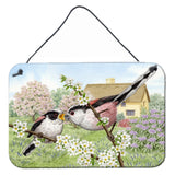 Caroline'S Treasures Long Tailed Tits Wall Or Door Hanging Prints Asa2200Ds812, 8Hx12W, Multicolor