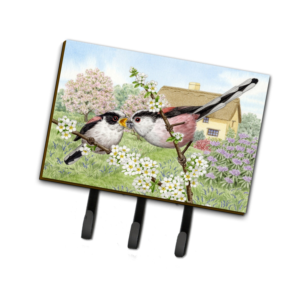 Caroline's Treasures Coal Tits Leash or Key Holder - Thumbnail 2