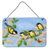 Caroline'S Treasures Tit Family Of Birds Wall Or Door Hanging Prints Asa2203Ds812, 8Hx12W, Multicolor
