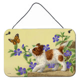 Caroline'S Treasures Papillon Pup Wall Or Door Hanging Prints Asa2204Ds812, 8Hx12W, Multicolor
