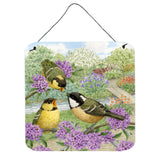 Caroline'S Treasures Coal Tits Feeding Time Wall Or Door Hanging Prints Asad0686Ds66, 6Hx6W, Multicolor